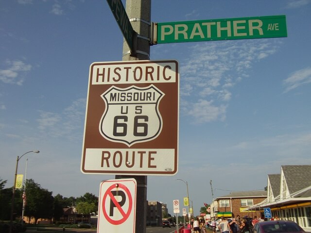 Reaching the end of my Route 66 journey in St. Louis, MO.