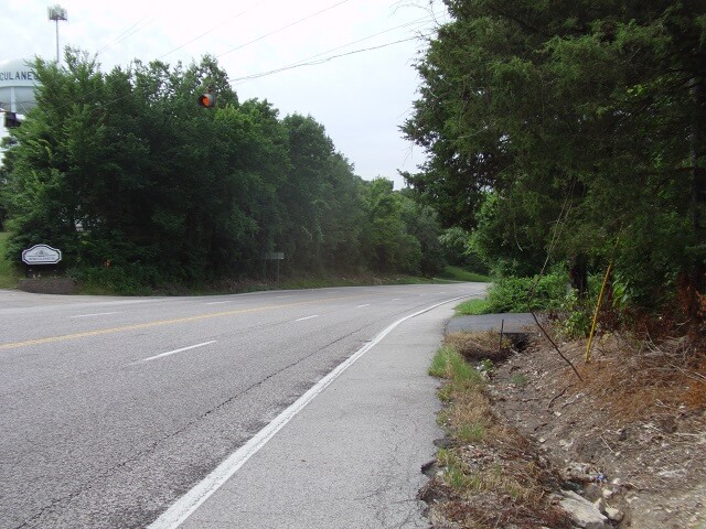 Riding on highway 61 south of Arnold, MO.