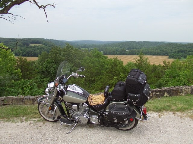 A scenic overlook along highway 61.