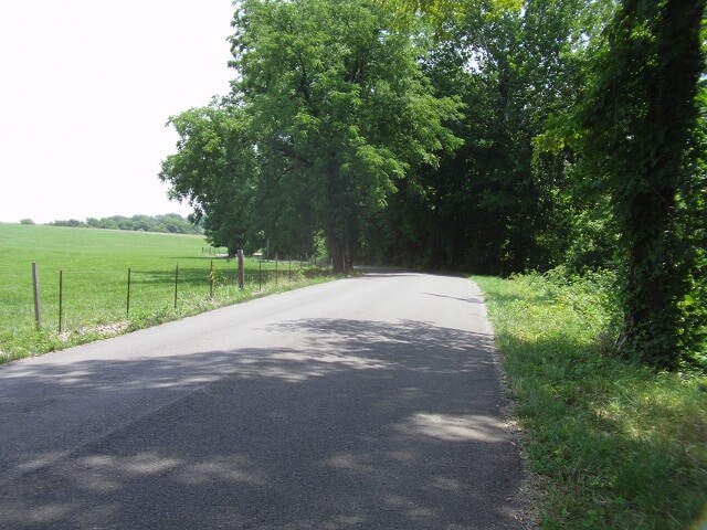 County road 640 north of Cape Girardeau, MO.