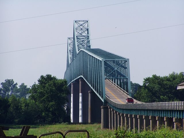 The Ohio River bridge in Cairo, IL (Not My Picture.)