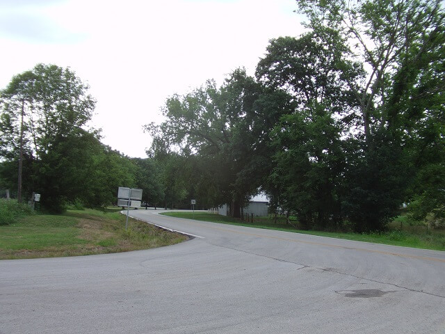 Highway N near Ozora, MO.