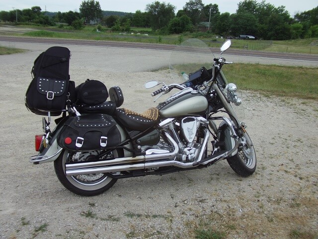 Taking off my rain gear near the Buford Mountain Conservation Area in MO.