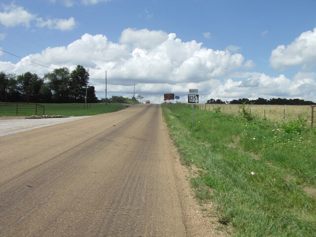 Highway 135 north of Stover, MO.