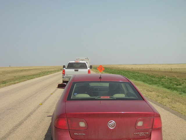 Road construction on highway 47.