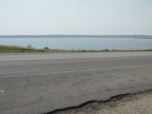 The Missouri River at Mobridge, SD.