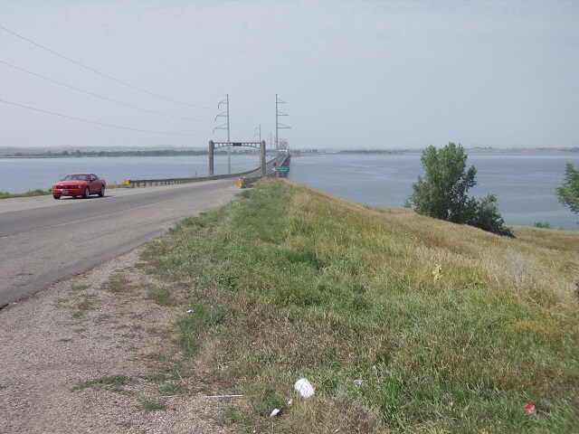 The Missouri River at Mobridge, SD.