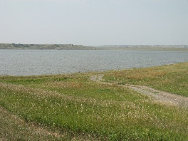 The Missouri River at Mobridge, SD.