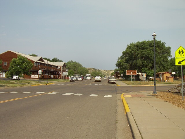 Medora, ND on the edge of Teddy Roosevelt National Park.