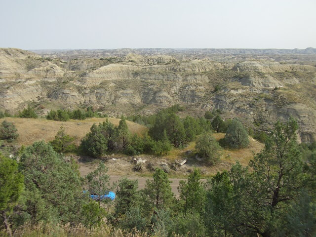 The Ridgeline Trail in Teddy Roosevelt National Park.