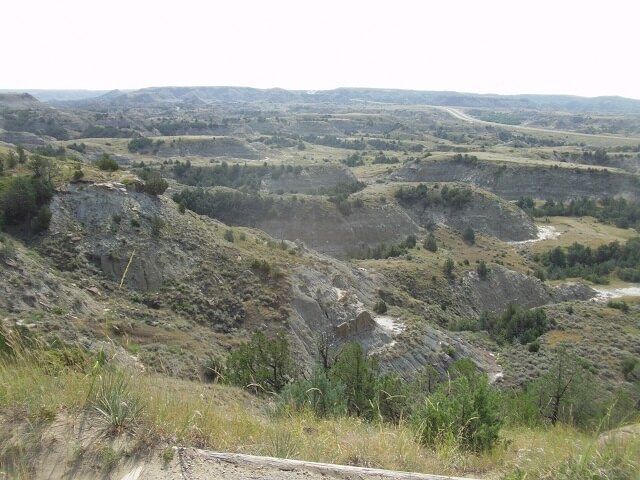 The Ridgeline Trail in Teddy Roosevelt National Park.