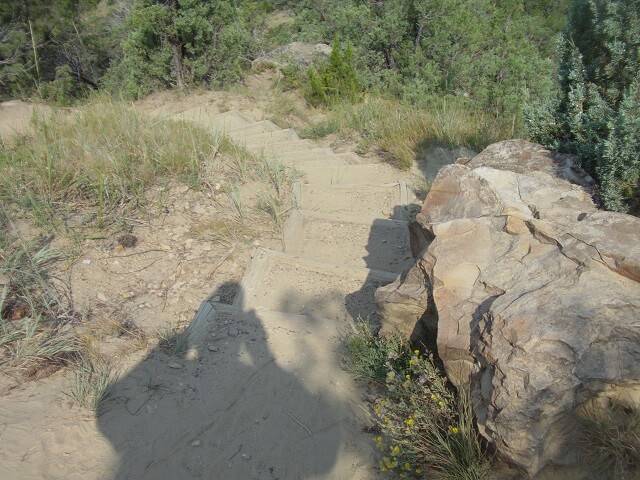 The Ridgeline Trail in Teddy Roosevelt National Park.