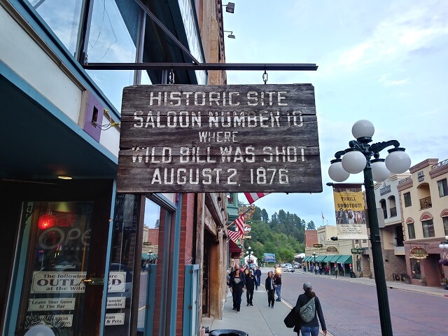 Main street in Deadwood, SD.