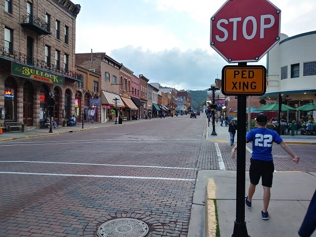 Main street in Deadwood, SD.