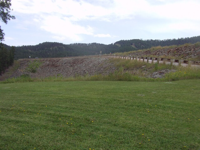 Highway 385 coming into Lake Pactola.