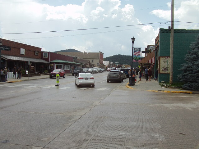 Main Street in Hill City.