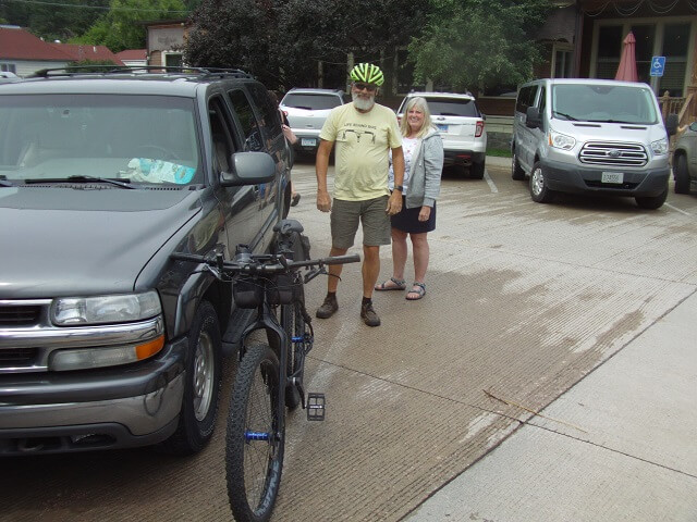 Running into my friend Jason in Hill City, SD.