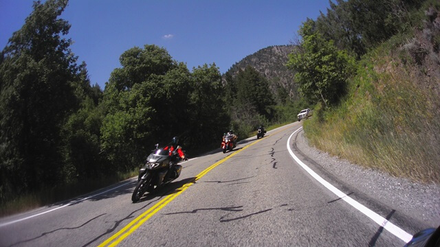 Riding on highway 89 between Logan, UT and Garden City, UT.