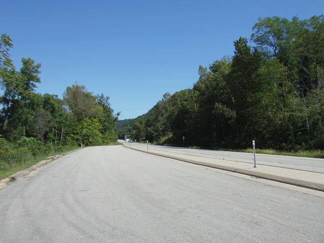 The view along highway 35.