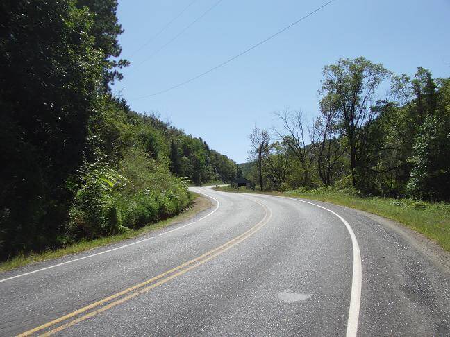 County road B east of Coon Valley, WI