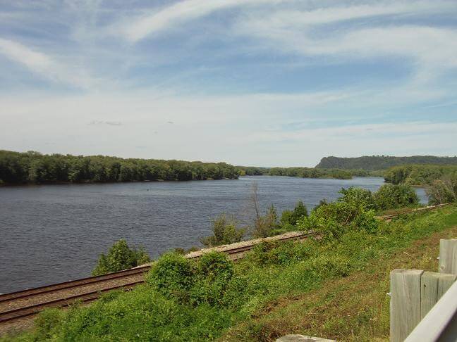 Back on highway 35, just north of Prairie Du Chien.