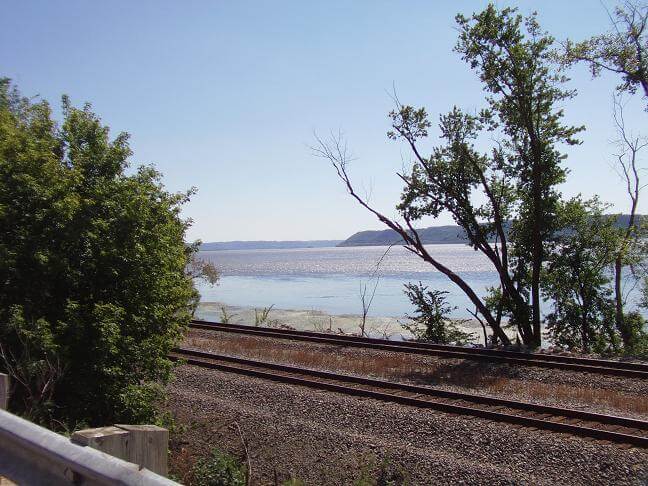 Highway 60 along the Wisconsin river.