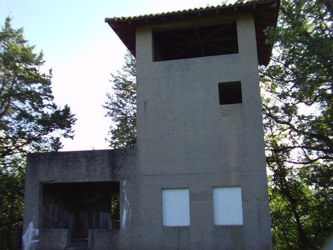 One of the many prayer towers.