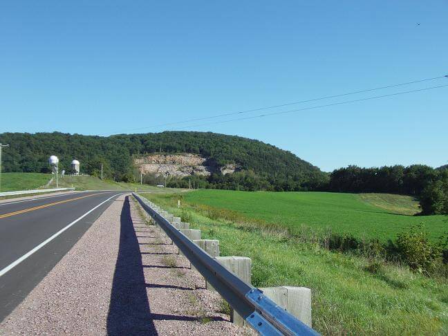 Highway 33 east of Baraboo.