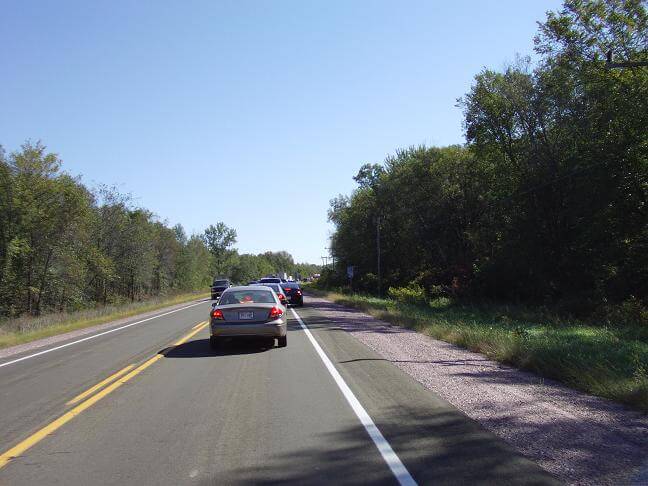 Accident on highway 33.