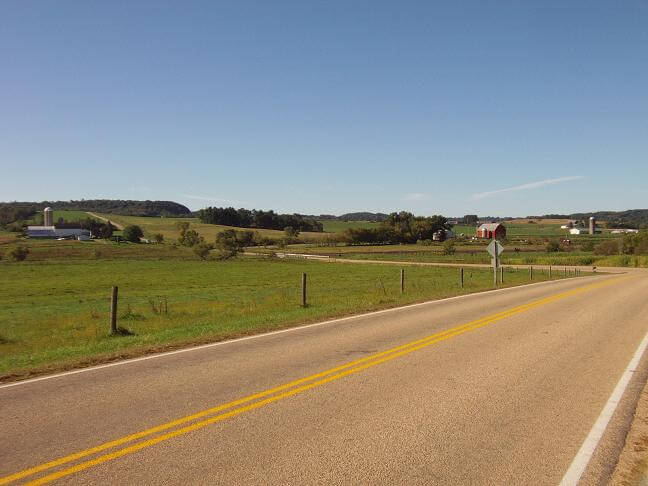 Somewhere lost in the area south of Wonewoc.