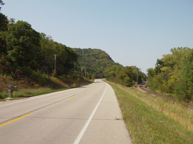 Heading up the west side of the Mississippi.