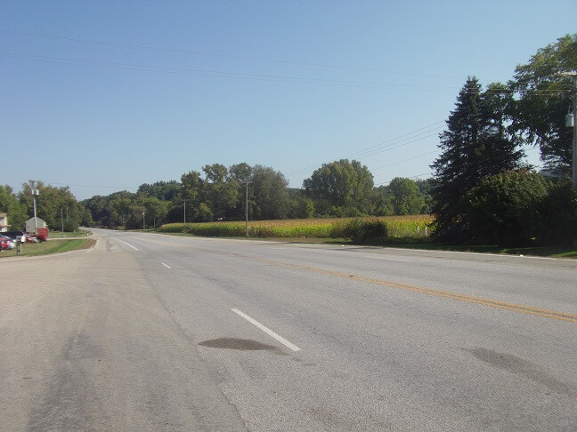 Highway 78 south of Sauk City.