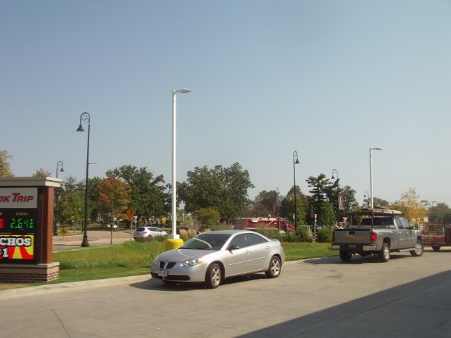 Back at the Kwik Trip in Mt. Horeb, WI