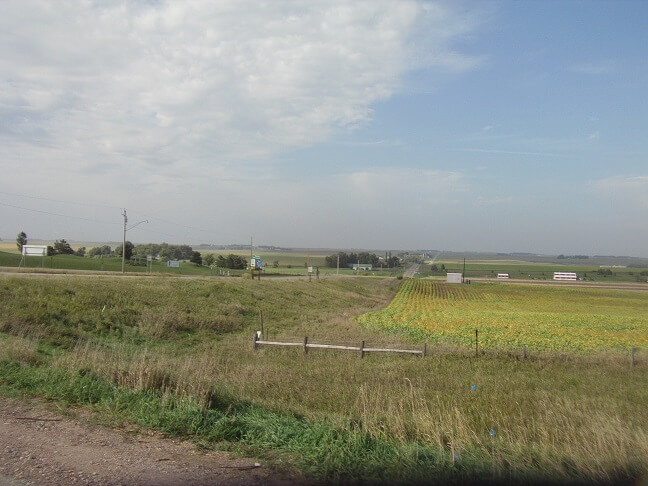 Getting off the interstate in Beaver Creek, MN. Almost home.