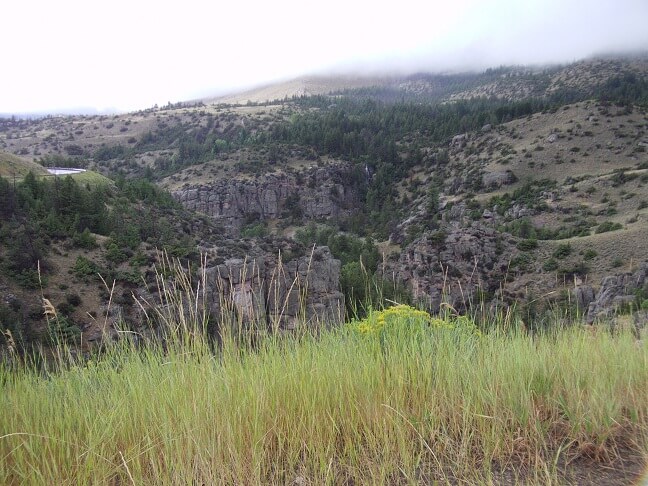 Highway 14 through the Bighorn Mountains.