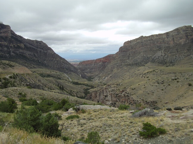 Highway 14 through the Bighorn Mountains.