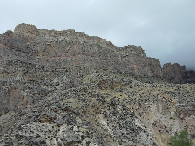 Highway 14 through the Bighorn Mountains.