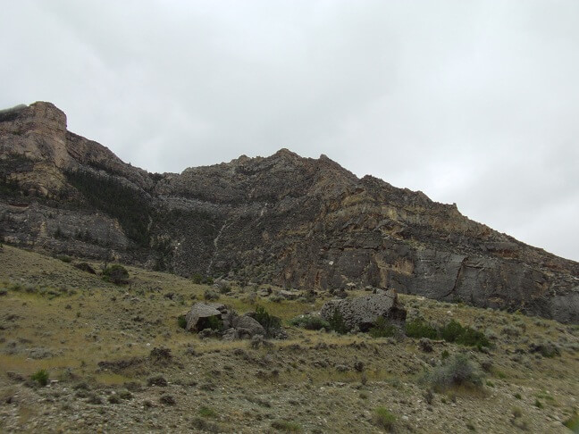 Highway 14 through the Bighorn Mountains.