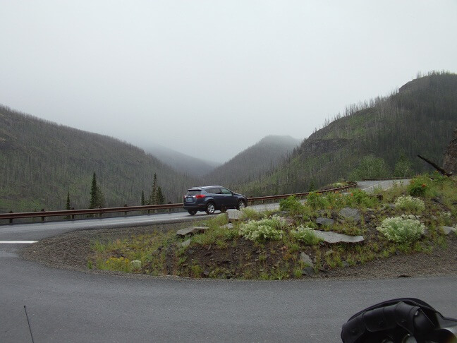 Rain in the mountains.