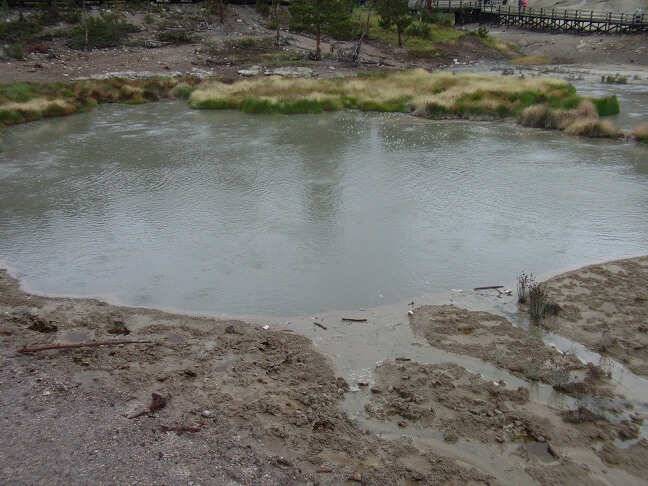 The Mud Volcano area.