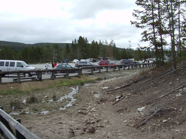 The Mud Volcano area.