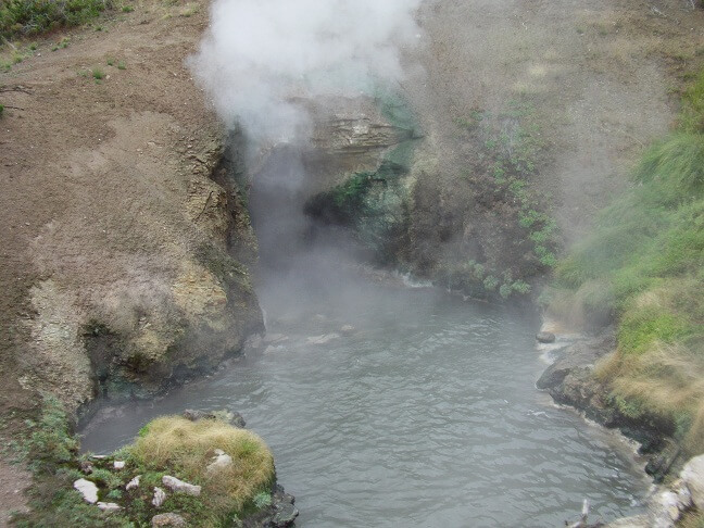 The Mud Volcano area.