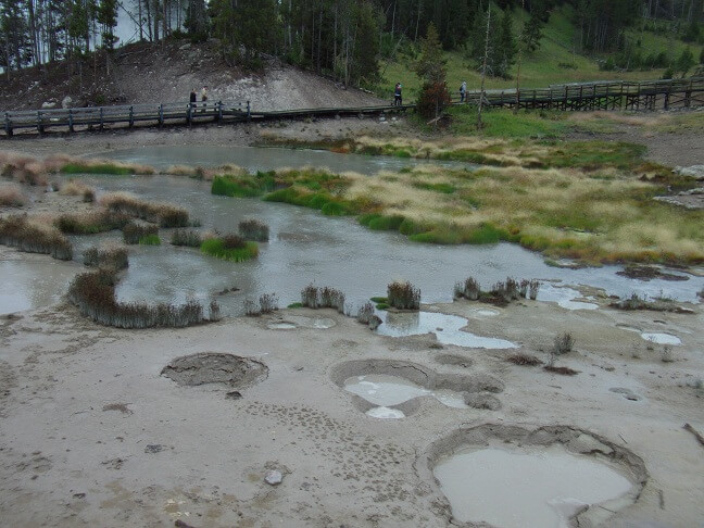 The Mud Volcano area.