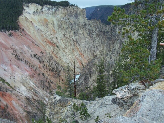 Yellowstone canyon.