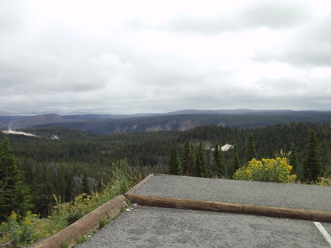 The Yellowstone area up by Tower Junction.