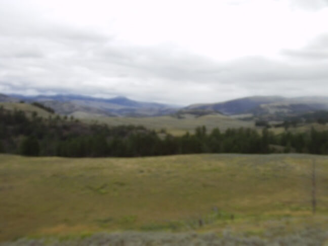 The northern part of Yellowstone.