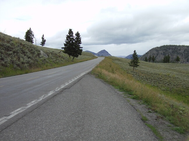 The northern part of Yellowstone.