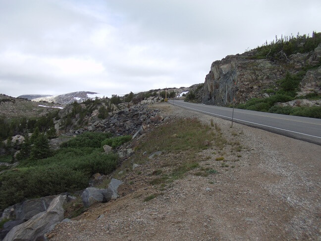 Going over Beartooth Pass.