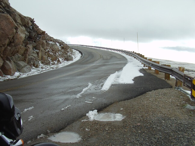 Going over Beartooth Pass.