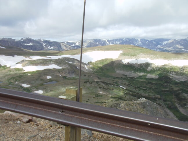 Going over Beartooth Pass.